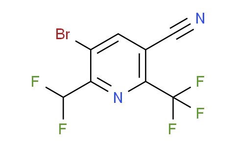 AM127673 | 1805441-48-8 | 3-Bromo-5-cyano-2-(difluoromethyl)-6-(trifluoromethyl)pyridine