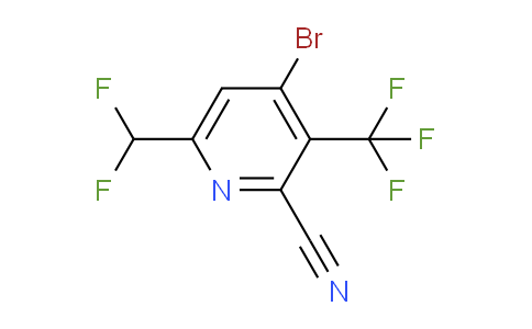 AM127679 | 1804462-60-9 | 4-Bromo-2-cyano-6-(difluoromethyl)-3-(trifluoromethyl)pyridine