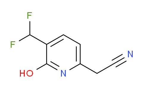 3-(Difluoromethyl)-2-hydroxypyridine-6-acetonitrile