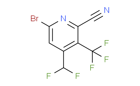 AM127681 | 1806051-66-0 | 6-Bromo-2-cyano-4-(difluoromethyl)-3-(trifluoromethyl)pyridine