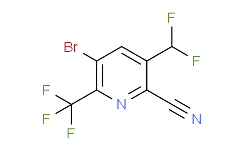 AM127682 | 1805346-79-5 | 5-Bromo-2-cyano-3-(difluoromethyl)-6-(trifluoromethyl)pyridine
