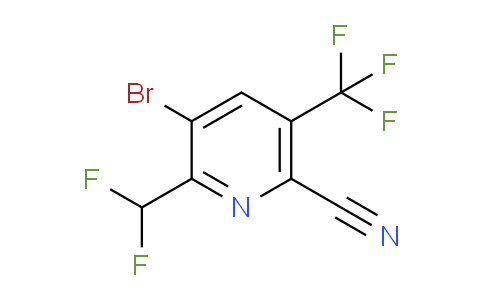 AM127685 | 1804840-77-4 | 3-Bromo-6-cyano-2-(difluoromethyl)-5-(trifluoromethyl)pyridine