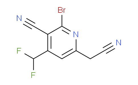 AM127687 | 1806996-90-6 | 2-Bromo-3-cyano-4-(difluoromethyl)pyridine-6-acetonitrile
