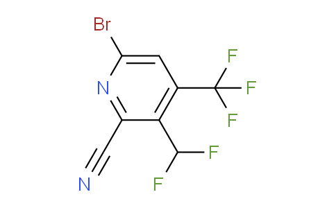 AM127688 | 1804462-29-0 | 6-Bromo-2-cyano-3-(difluoromethyl)-4-(trifluoromethyl)pyridine
