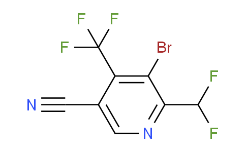 AM127689 | 1804462-44-9 | 3-Bromo-5-cyano-2-(difluoromethyl)-4-(trifluoromethyl)pyridine