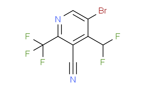 AM127691 | 1805346-59-1 | 5-Bromo-3-cyano-4-(difluoromethyl)-2-(trifluoromethyl)pyridine