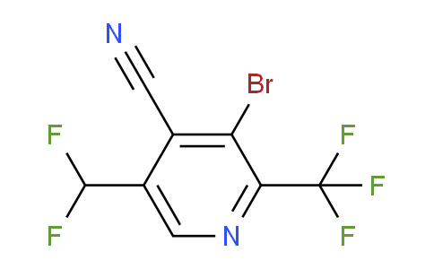AM127694 | 1805370-82-4 | 3-Bromo-4-cyano-5-(difluoromethyl)-2-(trifluoromethyl)pyridine