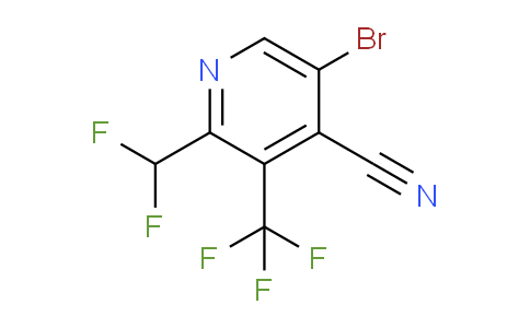 AM127697 | 1804657-15-5 | 5-Bromo-4-cyano-2-(difluoromethyl)-3-(trifluoromethyl)pyridine