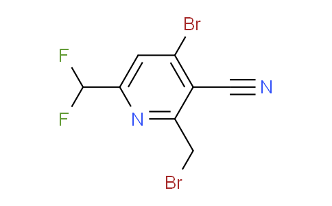 AM127698 | 1806995-49-2 | 4-Bromo-2-(bromomethyl)-3-cyano-6-(difluoromethyl)pyridine