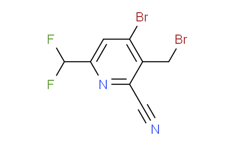 AM127702 | 1805345-51-0 | 4-Bromo-3-(bromomethyl)-2-cyano-6-(difluoromethyl)pyridine