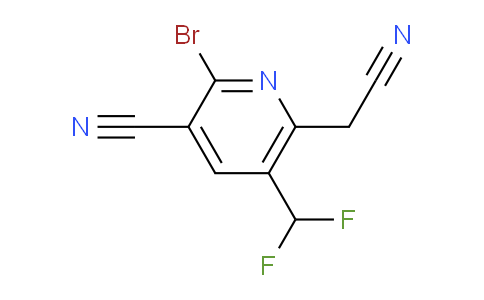 AM127704 | 1804840-83-2 | 2-Bromo-3-cyano-5-(difluoromethyl)pyridine-6-acetonitrile