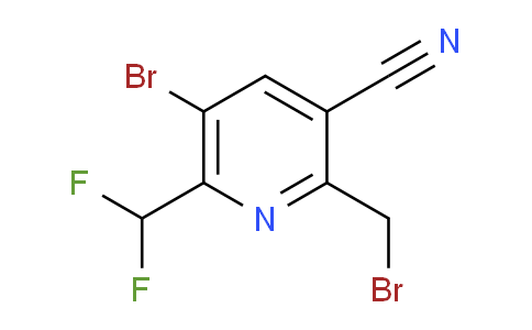 5-Bromo-2-(bromomethyl)-3-cyano-6-(difluoromethyl)pyridine