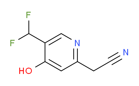 AM12771 | 1805315-73-4 | 5-(Difluoromethyl)-4-hydroxypyridine-2-acetonitrile