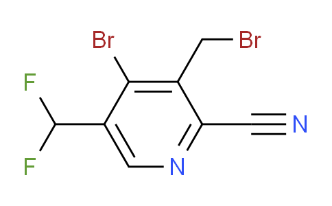 AM127710 | 1806995-58-3 | 4-Bromo-3-(bromomethyl)-2-cyano-5-(difluoromethyl)pyridine
