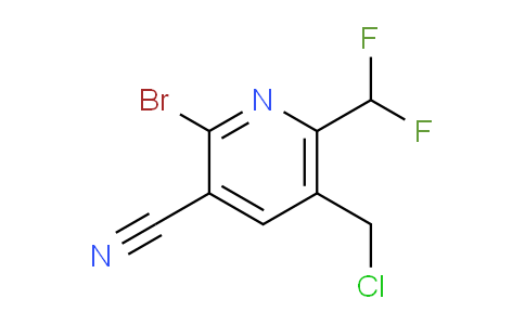 AM127716 | 1804656-98-1 | 2-Bromo-5-(chloromethyl)-3-cyano-6-(difluoromethyl)pyridine