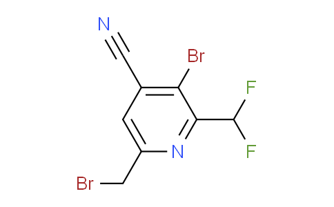 AM127717 | 1806828-32-9 | 3-Bromo-6-(bromomethyl)-4-cyano-2-(difluoromethyl)pyridine