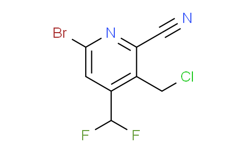AM127718 | 1805369-89-4 | 6-Bromo-3-(chloromethyl)-2-cyano-4-(difluoromethyl)pyridine
