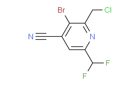 AM127731 | 1804847-57-1 | 3-Bromo-2-(chloromethyl)-4-cyano-6-(difluoromethyl)pyridine