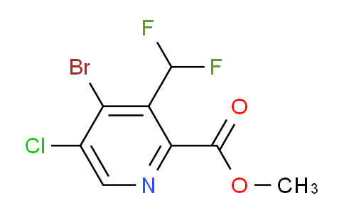 Methyl 4-bromo-5-chloro-3-(difluoromethyl)pyridine-2-carboxylate