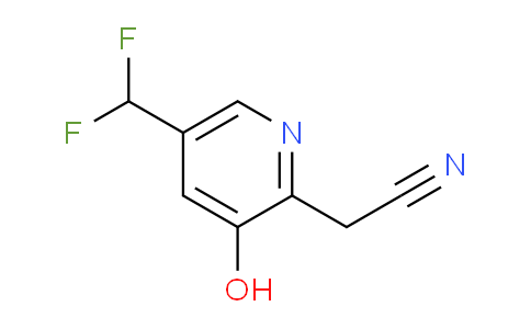 AM12774 | 1806777-03-6 | 5-(Difluoromethyl)-3-hydroxypyridine-2-acetonitrile