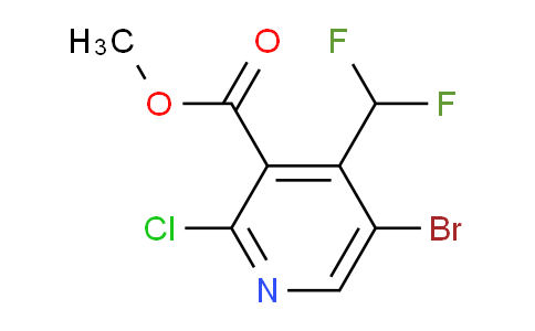 Methyl 5-bromo-2-chloro-4-(difluoromethyl)pyridine-3-carboxylate