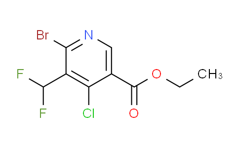 AM127743 | 1805171-30-5 | Ethyl 2-bromo-4-chloro-3-(difluoromethyl)pyridine-5-carboxylate