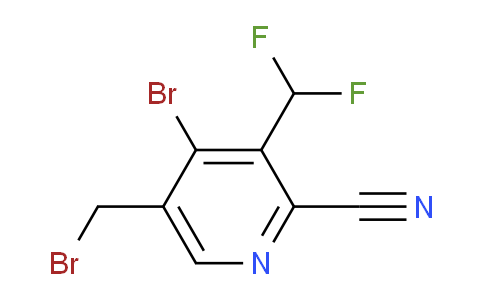 AM127752 | 1805386-07-5 | 4-Bromo-5-(bromomethyl)-2-cyano-3-(difluoromethyl)pyridine