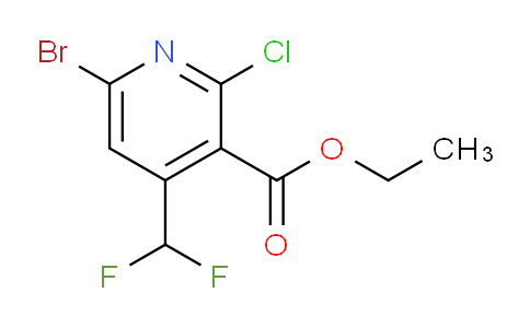 AM127753 | 1807000-51-6 | Ethyl 6-bromo-2-chloro-4-(difluoromethyl)pyridine-3-carboxylate