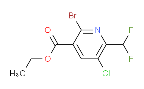 AM127756 | 1807000-41-4 | Ethyl 2-bromo-5-chloro-6-(difluoromethyl)pyridine-3-carboxylate