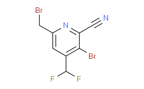 AM127757 | 1806828-40-9 | 3-Bromo-6-(bromomethyl)-2-cyano-4-(difluoromethyl)pyridine