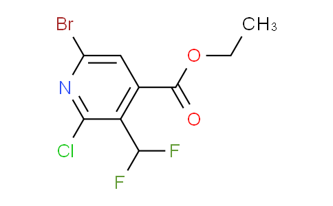 AM127760 | 1806970-68-2 | Ethyl 6-bromo-2-chloro-3-(difluoromethyl)pyridine-4-carboxylate