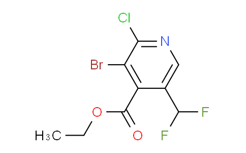 AM127763 | 1804912-72-8 | Ethyl 3-bromo-2-chloro-5-(difluoromethyl)pyridine-4-carboxylate