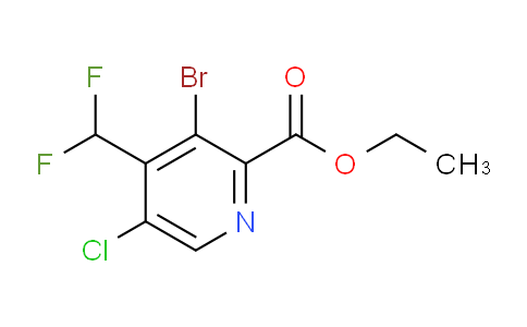 AM127775 | 1805233-21-9 | Ethyl 3-bromo-5-chloro-4-(difluoromethyl)pyridine-2-carboxylate