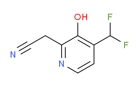 AM12778 | 1806777-36-5 | 4-(Difluoromethyl)-3-hydroxypyridine-2-acetonitrile