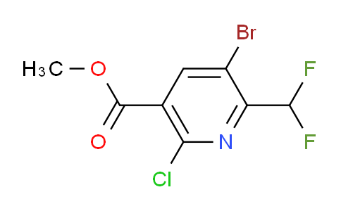 AM127782 | 1805013-94-8 | Methyl 3-bromo-6-chloro-2-(difluoromethyl)pyridine-5-carboxylate