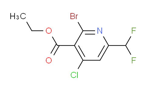 AM127797 | 1805034-21-2 | Ethyl 2-bromo-4-chloro-6-(difluoromethyl)pyridine-3-carboxylate