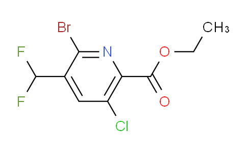 AM127798 | 1805232-77-2 | Ethyl 2-bromo-5-chloro-3-(difluoromethyl)pyridine-6-carboxylate