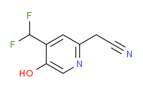 AM12780 | 1805320-71-1 | 4-(Difluoromethyl)-5-hydroxypyridine-2-acetonitrile