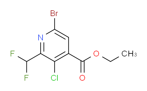 AM127801 | 1805232-86-3 | Ethyl 6-bromo-3-chloro-2-(difluoromethyl)pyridine-4-carboxylate