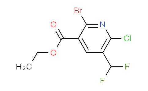 AM127805 | 1805450-19-4 | Ethyl 2-bromo-6-chloro-5-(difluoromethyl)pyridine-3-carboxylate