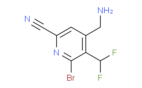 AM127806 | 1804661-54-8 | 4-(Aminomethyl)-2-bromo-6-cyano-3-(difluoromethyl)pyridine