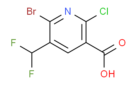 AM127808 | 1806969-27-6 | 2-Bromo-6-chloro-3-(difluoromethyl)pyridine-5-carboxylic acid
