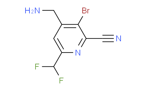 AM127809 | 1806994-76-2 | 4-(Aminomethyl)-3-bromo-2-cyano-6-(difluoromethyl)pyridine