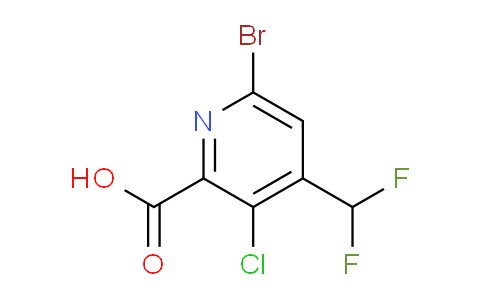 AM127813 | 1805034-18-7 | 6-Bromo-3-chloro-4-(difluoromethyl)pyridine-2-carboxylic acid