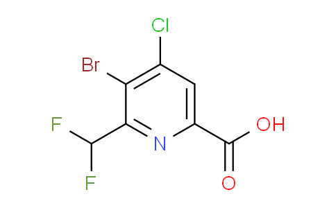 AM127816 | 1805340-09-3 | 3-Bromo-4-chloro-2-(difluoromethyl)pyridine-6-carboxylic acid
