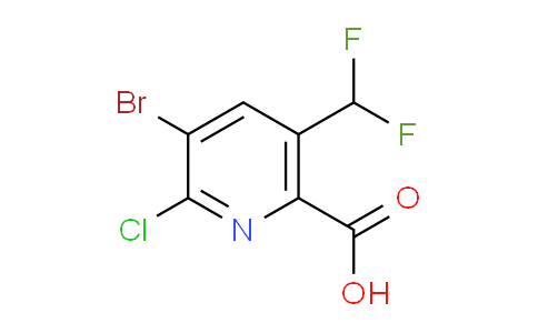 AM127818 | 1805395-48-5 | 3-Bromo-2-chloro-5-(difluoromethyl)pyridine-6-carboxylic acid