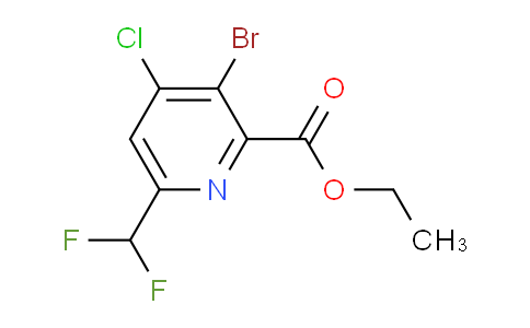 AM127821 | 1807000-74-3 | Ethyl 3-bromo-4-chloro-6-(difluoromethyl)pyridine-2-carboxylate