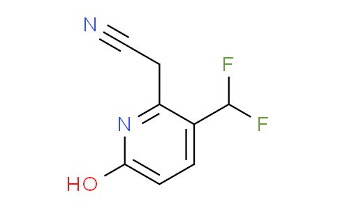 3-(Difluoromethyl)-6-hydroxypyridine-2-acetonitrile