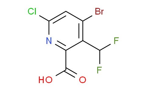 AM127835 | 1805008-66-5 | 4-Bromo-6-chloro-3-(difluoromethyl)pyridine-2-carboxylic acid