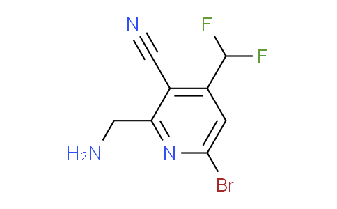 AM127839 | 1805344-68-6 | 2-(Aminomethyl)-6-bromo-3-cyano-4-(difluoromethyl)pyridine